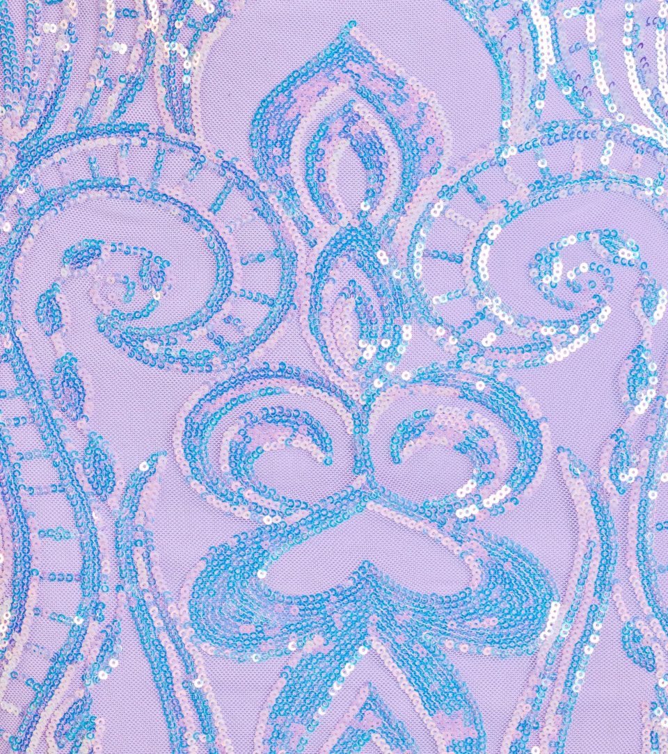 Saige Formal Sequin Lace-Up Mermaid Dress