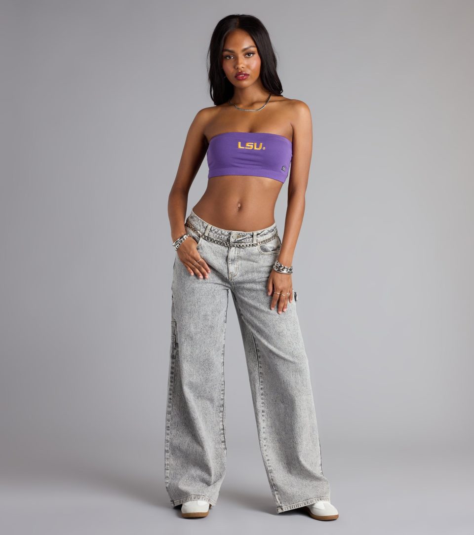 LSU® Bandeau Crop Top