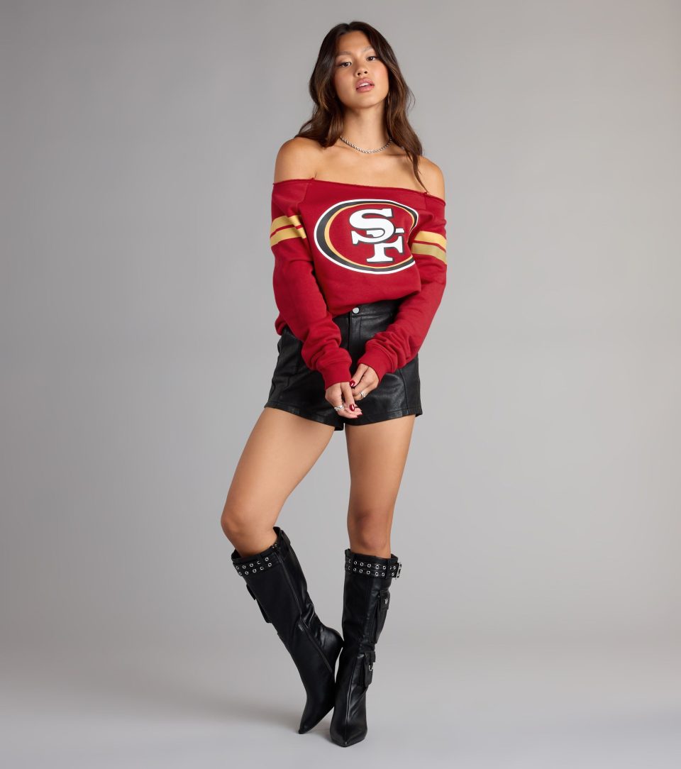Ultra Game NFL San Francisco 49ers Pull-Over Top