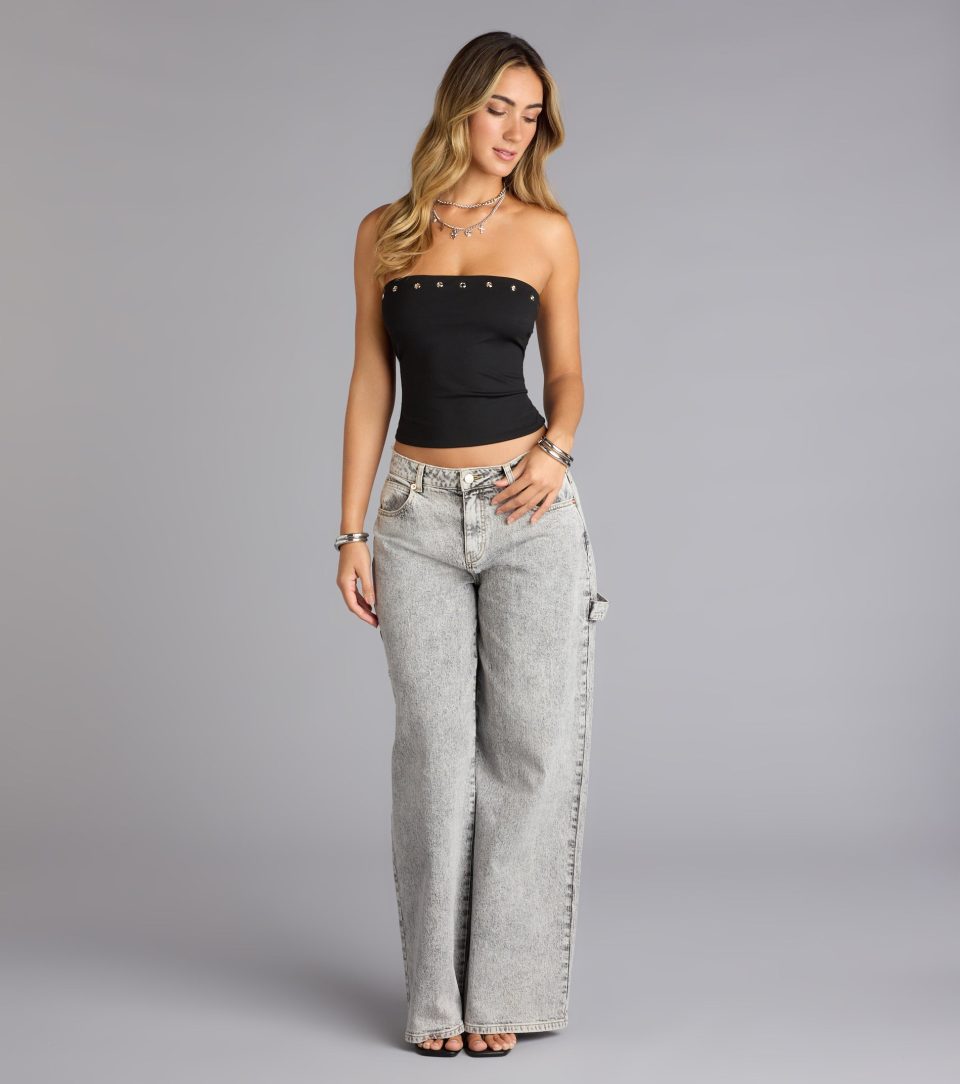 Edge Appeal Studded Tube Top