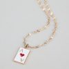 Ace Your Look Heart Pendant Necklace