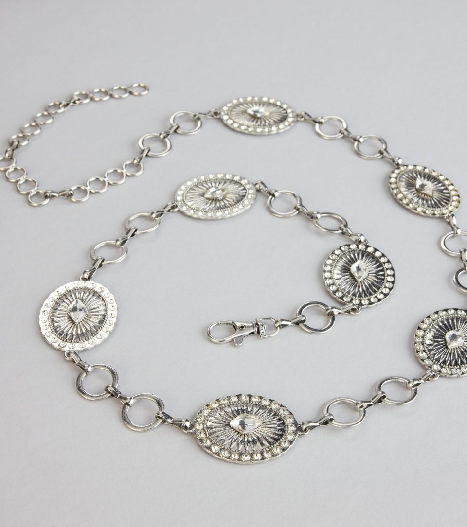 Rhinestone Rodeo Concho Belt